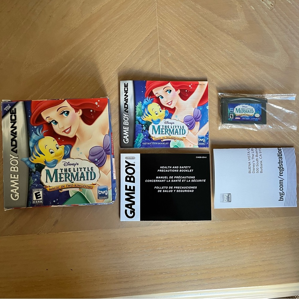 DISNEY The Little Mermaid: Magic In Two Kingdoms Game Boy Advance GBA Video Game - Picture 5 of 5